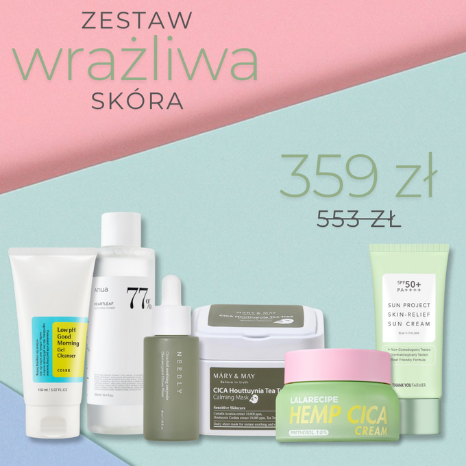Zestaw K-BEAUTY - Wrażliwa skóra