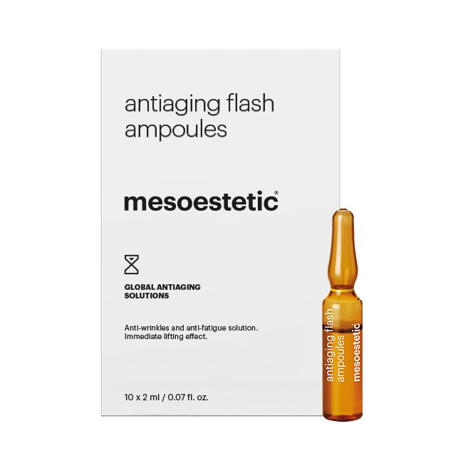 mesoestetic Antiaging Flash Ampoules Ampułki liftingujące, 10 x 2 ml