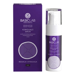 BasicLab Dermocosmetics Korygujące serum CICA i 0,05% czystego retinalu 30 ml