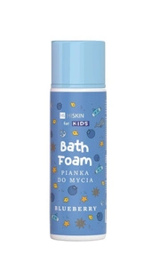HISKIN KIDS Niebieska pianka do mycia ciała - spray, Blueberry, 250 ml