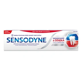 Sensodyne Nadwrażliwość & Dziąsła pasta do zębów z fluorkiem, 75 ml