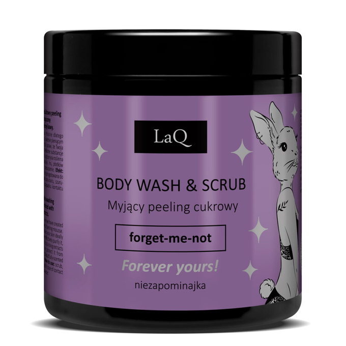 LaQ NIEZAPOMINAJKA myjący peeling cukrowy, 220 g