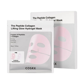 COSRX The Peptide Collagen Lifting & Glow Hydrogel Mask 3x34 g