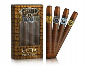 Cuba Original Cuba Prestige zestaw Classic woda toaletowa spray 35ml + Black woda toaletowa spray 35ml + Platinum woda toaletowa spray 35ml + Legacy woda toaletowa spray 35ml