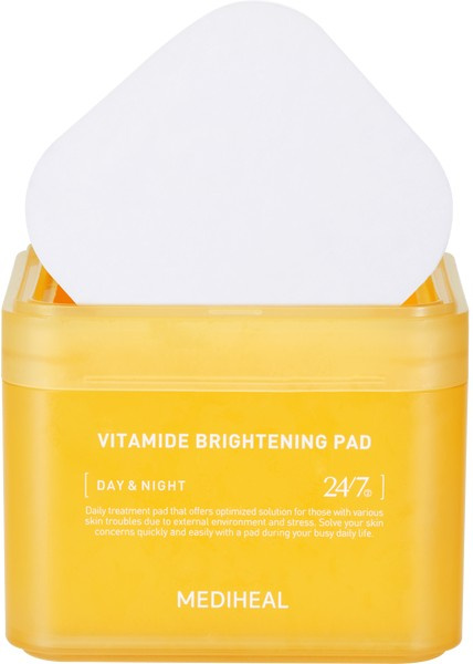 MEDIHEAL Vitamide Brightening Pad Płatki do twarzy, 100 szt