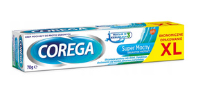 Corega Super Mocny krem mocujący do protez zębowych Delikatnie Miętowy 70g