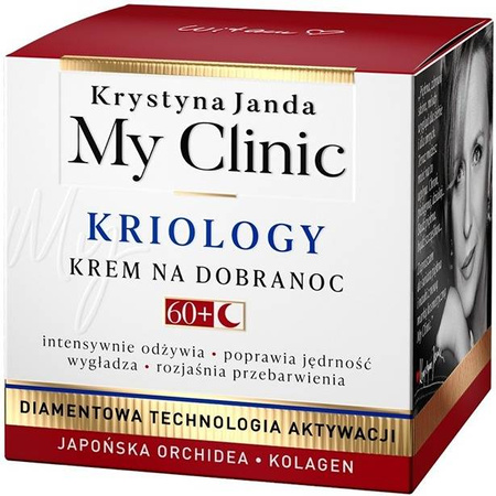 Janda My Clinic Kriology 60+ krem na dobranoc 