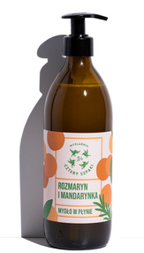 4 Szpaki Mydło w płynie rozmaryn i mandarynka 500 ml