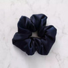 SLAAP Jedwabna gumka do włosów scrunchie granat