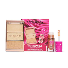 REVOLUTION Golden Glam Duo – zestaw do makijażu