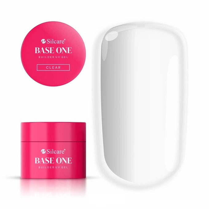 Silcare Żel budujący do paznokci Base One Clear, 50 g