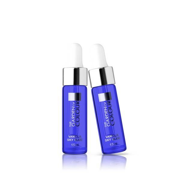 The Garden of Colour Regenerating Cuticle and Nail Oil oliwka do paznokci z pipetą Vanilla Sky Blue 15 ml