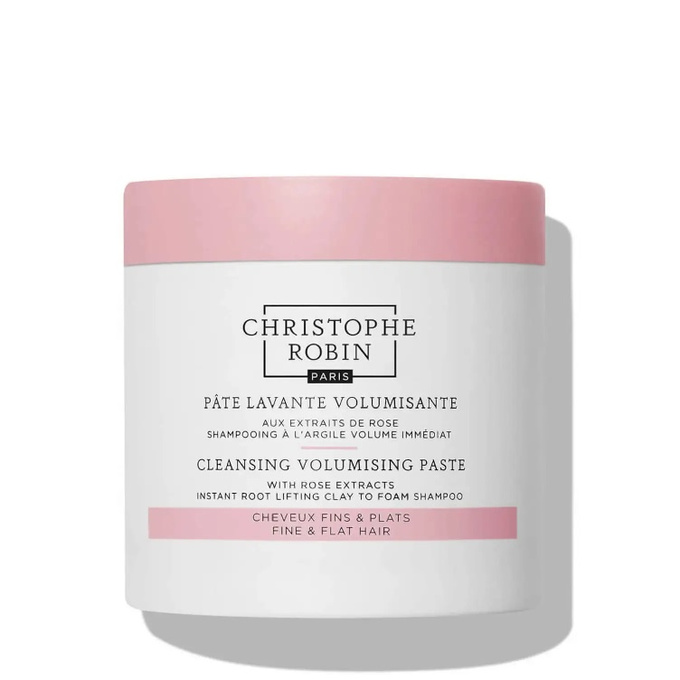 Christophe Robin Cleansing Volumizing Paste With Rose Extracts oczyszczający szampon w formie pasty unoszący włosy u nasady, 250 ml