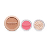 REVOLUTION Party Glow Face Powder Trio – trio pudrów do twarzy