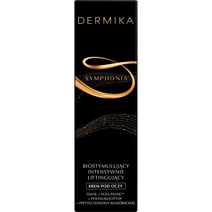 Dermika Symphonia Biostymulujący krem intensywnie liftingujący pod oczy, 15 ml