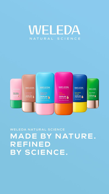 WELEDA Skin Food Rozświetlające serum w kroplach, 30 ml