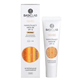 BasicLab Nawilżający krem BB SPF 15 – 210 Beige, 33 ml