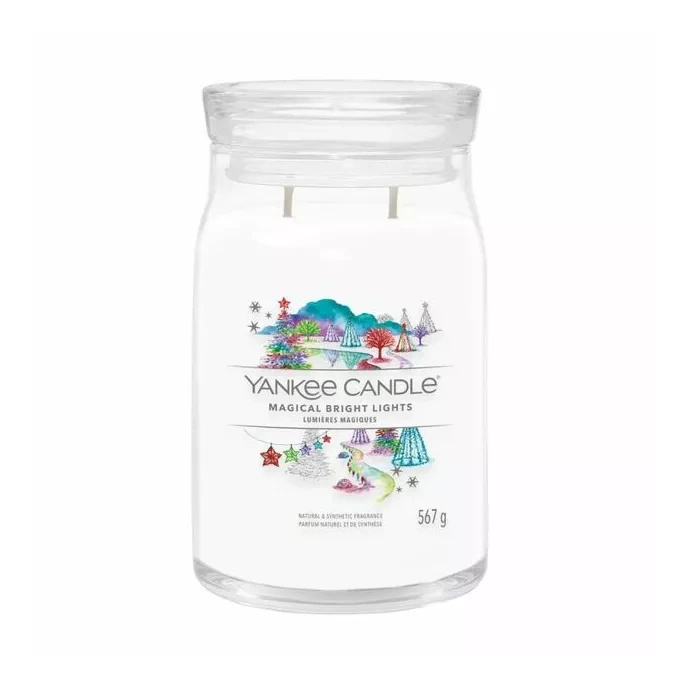 Yankee Candle Signature – Świeca duża Magical Bright Lights, 567 g