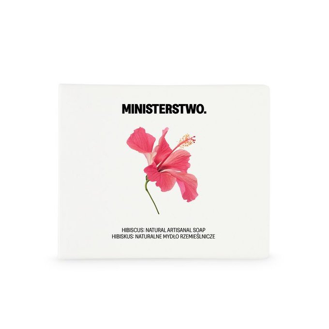 MINISTERSTWO. Mydło w kostce Hibiskus, 100g