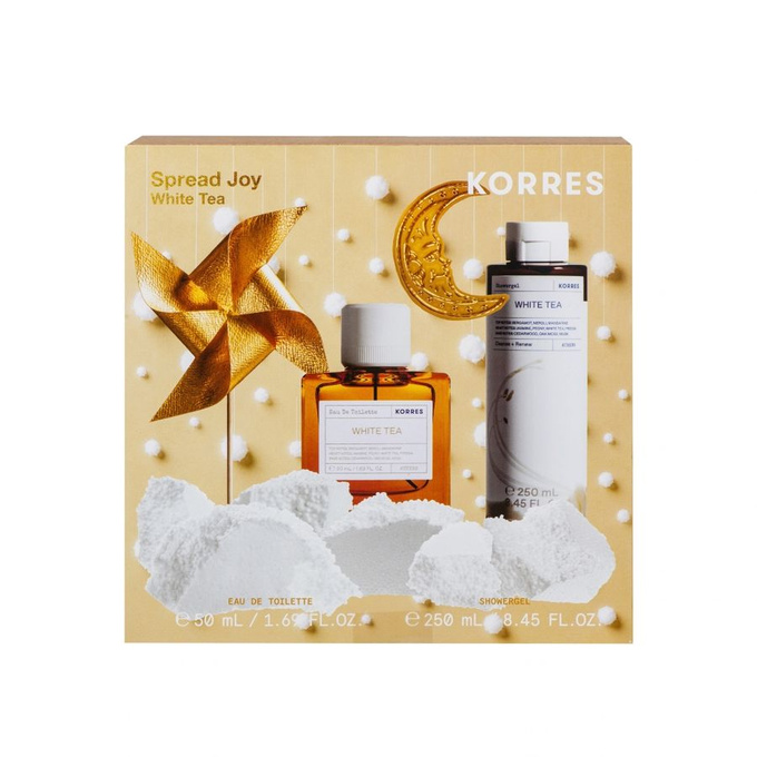 Korres Zestaw White Tea Zapach EDT + Żel pod prysznic