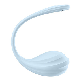 Satisfyer Smooth Petal, stymulator intymny, błękitny