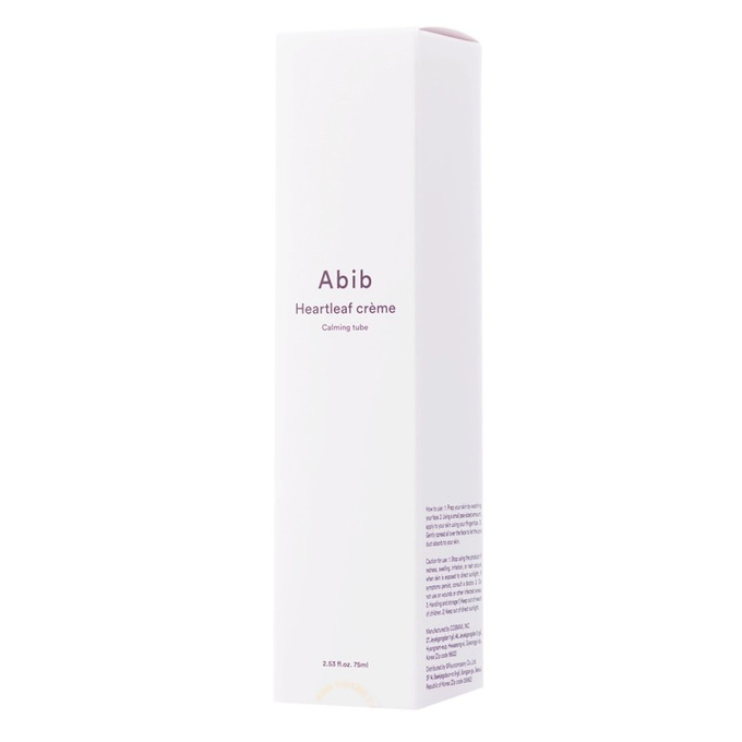Abib Heartleaf Creme Calming Tube - Kojący krem do twarzy, 75 ml