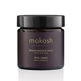 Mokosh Aktywny peeling do twarzy Róża z jagodą, 60 ml