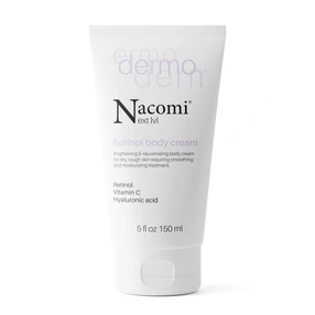 Nacomi Next Lvl Dermo Rozjaśniająco-odmładzający krem do ciała z retinolem i witaminą C, 150 ml