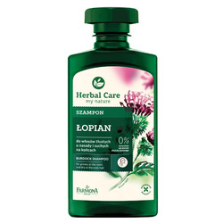 Herbal Care Łopian szampon do włosów tłustych u nasady i suchych na końcach 330 ml