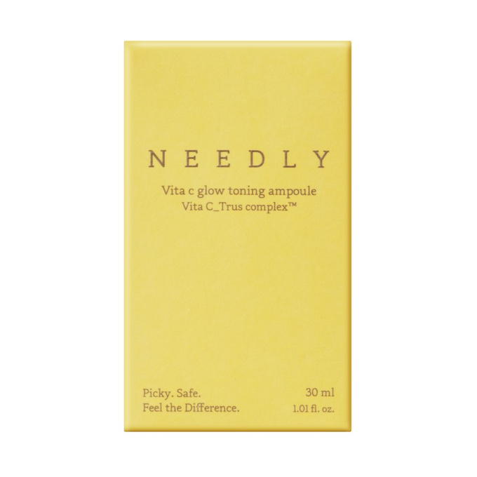 Needly Vita C Glow Toning Ampoule, rozświetlające serum tonizujące z witaminą C, 30 ml
