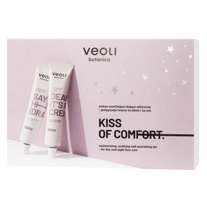 Veoli Botanica Kiss of Comfort Nawilżająco-kojący zestaw kosmetyków na dzień i na noc