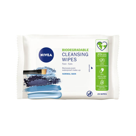 Biodegradable Cleansing Wipes biodegradowalne 3w1 odświeżające chusteczki do demakijażu 25szt.