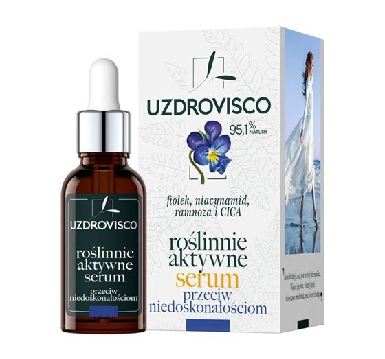 Uzdrovisco Fiołek Roślinnie aktywne serum przeciw niedoskonałościom do cery problematycznej 30 ml