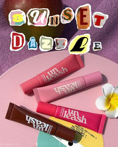 Unleashia Sunset Dazzle Gloss Balm Błyszczyk-balsam do ust 0, 10 g