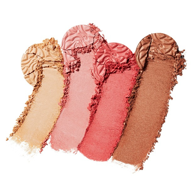 BY TERRY Paleta rozświetlaczy i róży Brightening CC Palette Sunny Flash