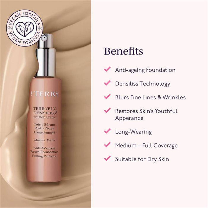 BY TERRY Podkład z serum Terrybly Densiliss Foundation N5,5 - Rosy Sand
