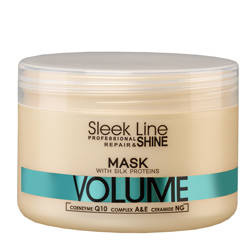 Sleek Line Repair Volume Mask maska do włosów z jedwabiem zwiększająca objętość 250 ml