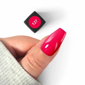 Silcare Lakier hybrydowy Flexy Różowa Energia 127, 4,5 g