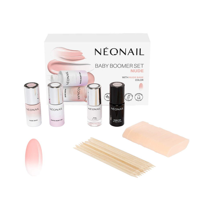 NeoNail Baby Boomer zestaw do manicure Nude