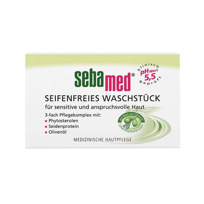 Seifenfreies Waschstück Olive bezalkaliczna oliwkowa kostka myjąca 150g