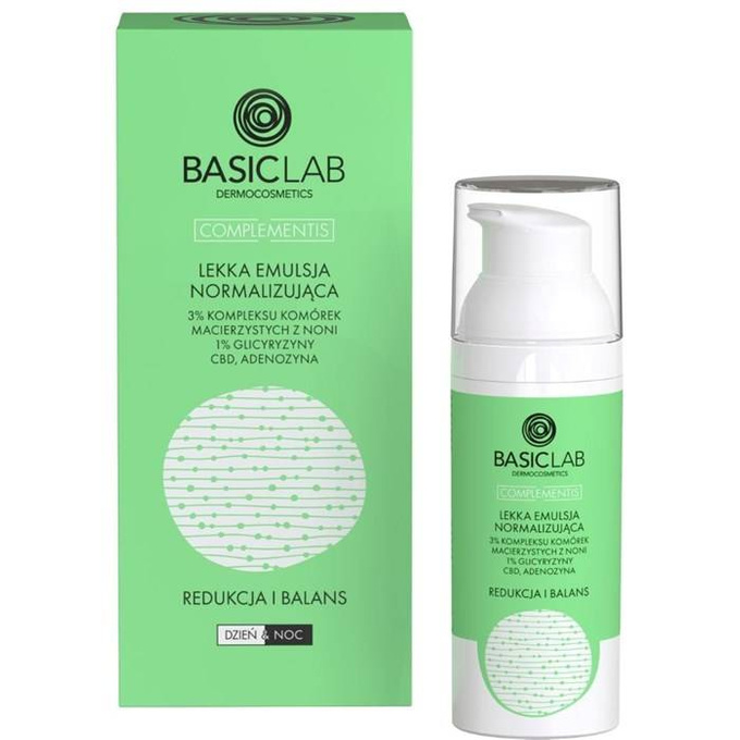 Basiclab complementis lekka emulsja normalizująca 3% kompleksu komórek macierzystych 50 ml