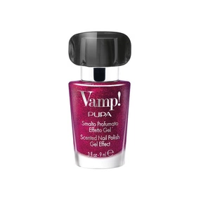 PUPA Milano Vamp! Pachnący lakier do paznokci z efektem objętości 3D - 321 Blinding Deep Red, 9 ml