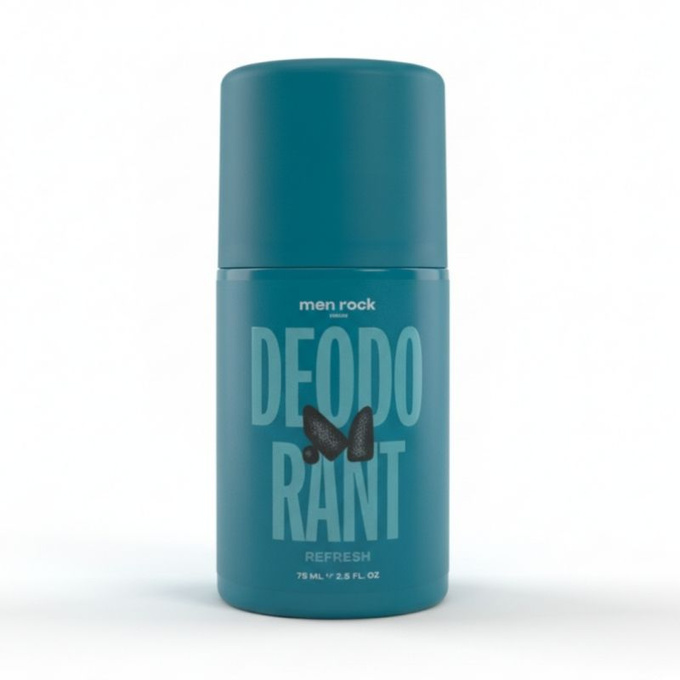 Men Rock Dezodorant odświeżający dla mężczyzn o zapachu zielonej herbaty i limonki, 75 ml