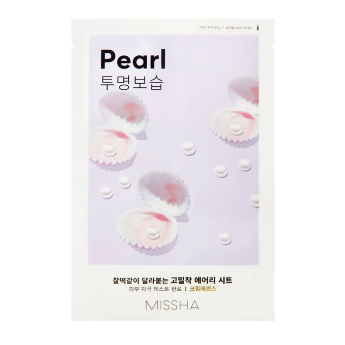 MISSHA Airy Fit Sheet Mask, maseczka w płachcie Pearl, 1 szt
