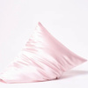 SLAAP Jedwabna poszewka na poduszkę pudrowy róż, 50 x 60 cm