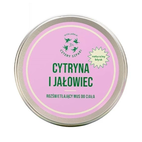 4 Szpaki Cytryna i Jałowiec - rozświetlający mus do ciała, 150 ml