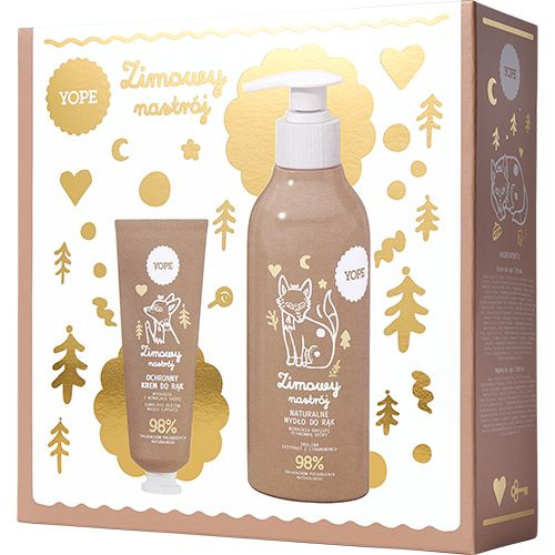 YOPE Zestaw Zimowy nastrój Mydło + Krem do rąk