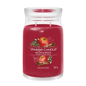Yankee Candle Signature – Świeca duża Red Apple Wreath, 567 g