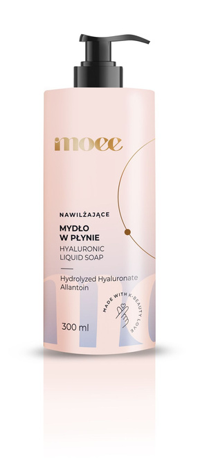 moee Hyaluronic Liquid Soap Nawilżające mydło w płynie z kwasem hialuronowym i alantoiną, 300 ml