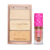 REVOLUTION Golden Glam Duo – zestaw do makijażu